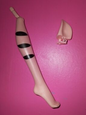 Monster high doll create a Cat Leg & Ear Parts